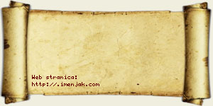 Jana Egarić vizit kartica